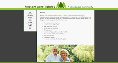 Desktop Screenshot of pleasantacresestates.com